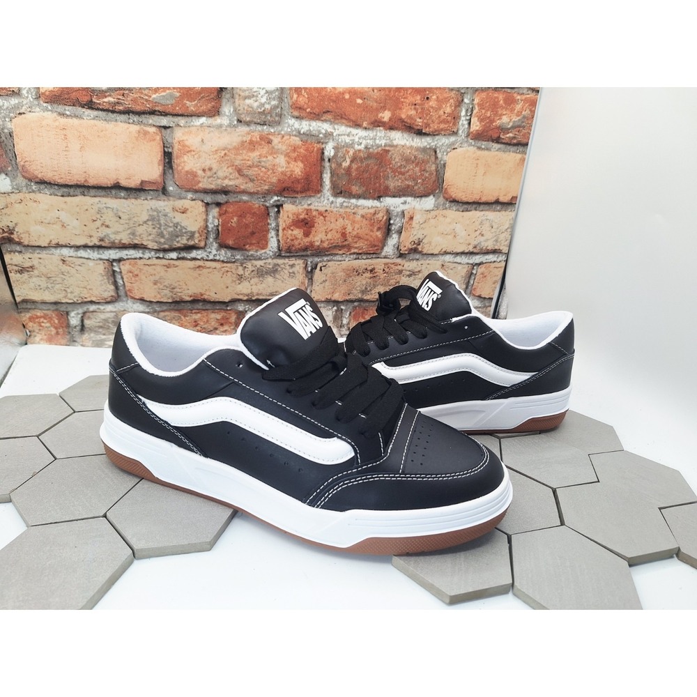 Vans Hylane Black White Gum Size 10 Men's Chunky Skate Sneaker Knu Skool Rare - Picture 2 of 12